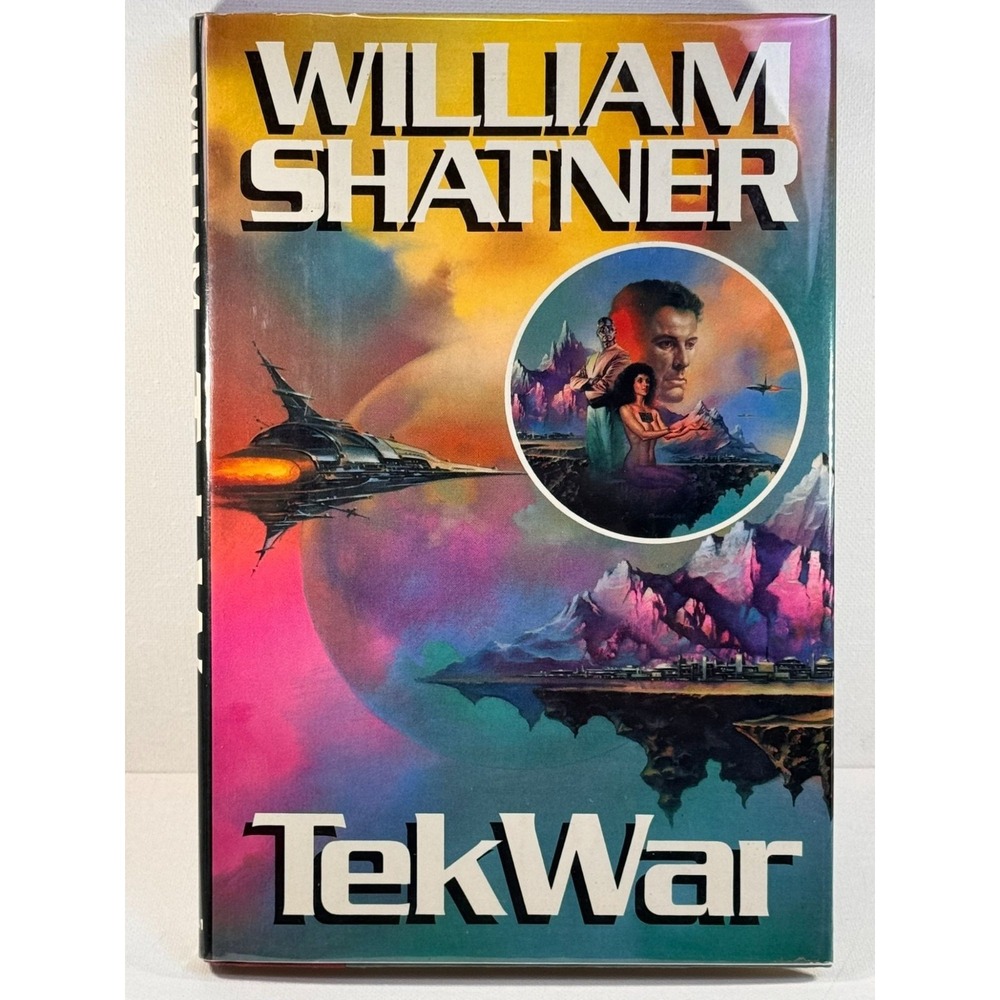 William Shatner TekWar 1st Edition 1st Printing HC w/ Dust Jacket 1989 Sci-Fi